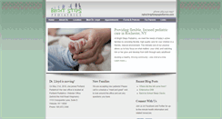 Desktop Screenshot of brightstepspediatrics.com